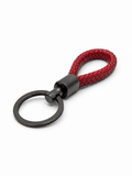 braided Car key chain (red)