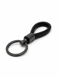 braided Car key chain (black)